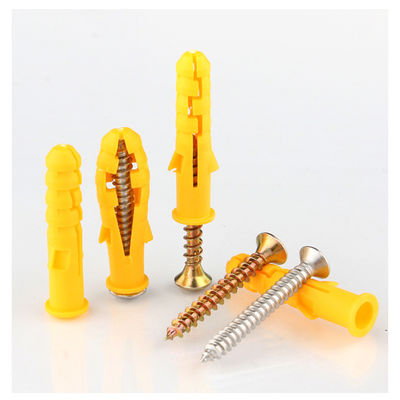 गुणवत्ता  Plastic Drywall Wall Anchors Nylon Wall Plug Anchor With Self Tapping Screws For Plasterboard कारखाना